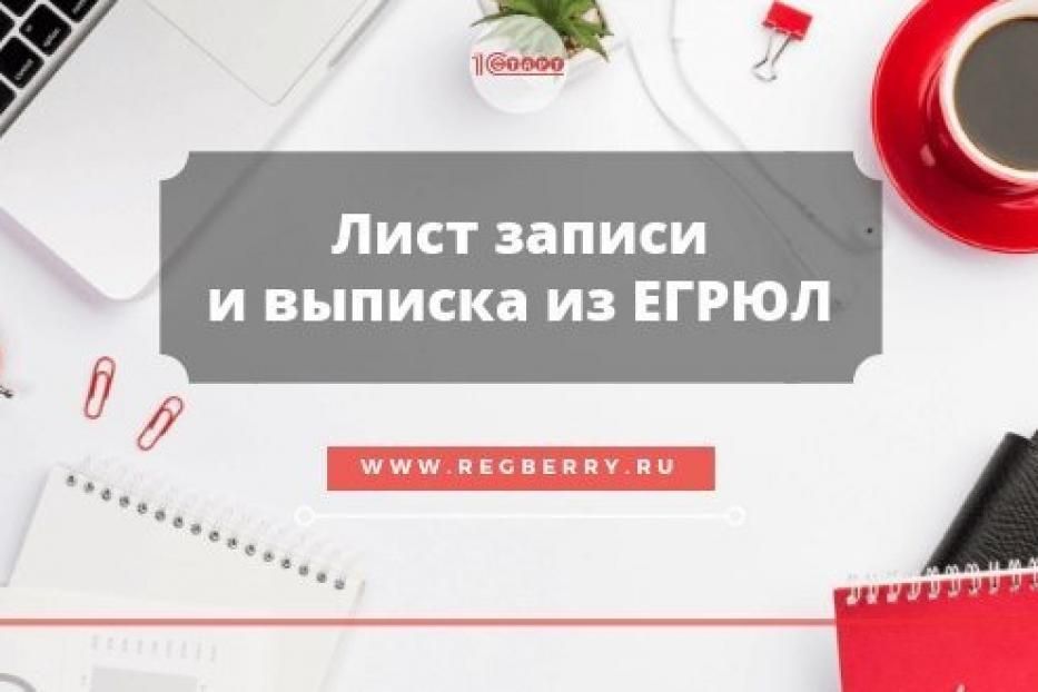 О повторном получении Листа записи ЕГРЮЛ/ЕГРИП 