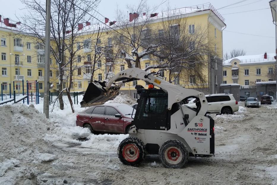 В Калининском районе отрабатываются заявки, поступившие на интерактивную карту «Уфа снежная»