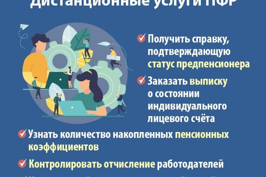 Услуги пенсионного фонда - дистанционно