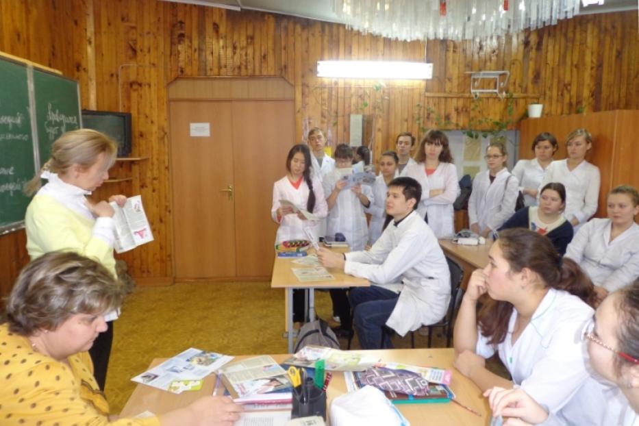 В Уфимском медколледже прошёл лекторий о здоровом образе жизни