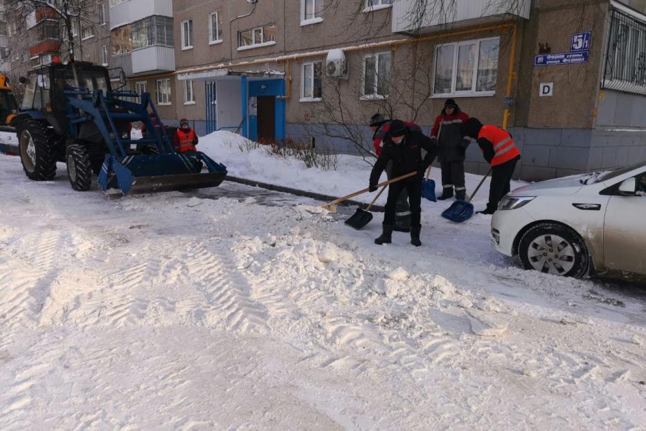 Уборка снега - в усиленном режиме