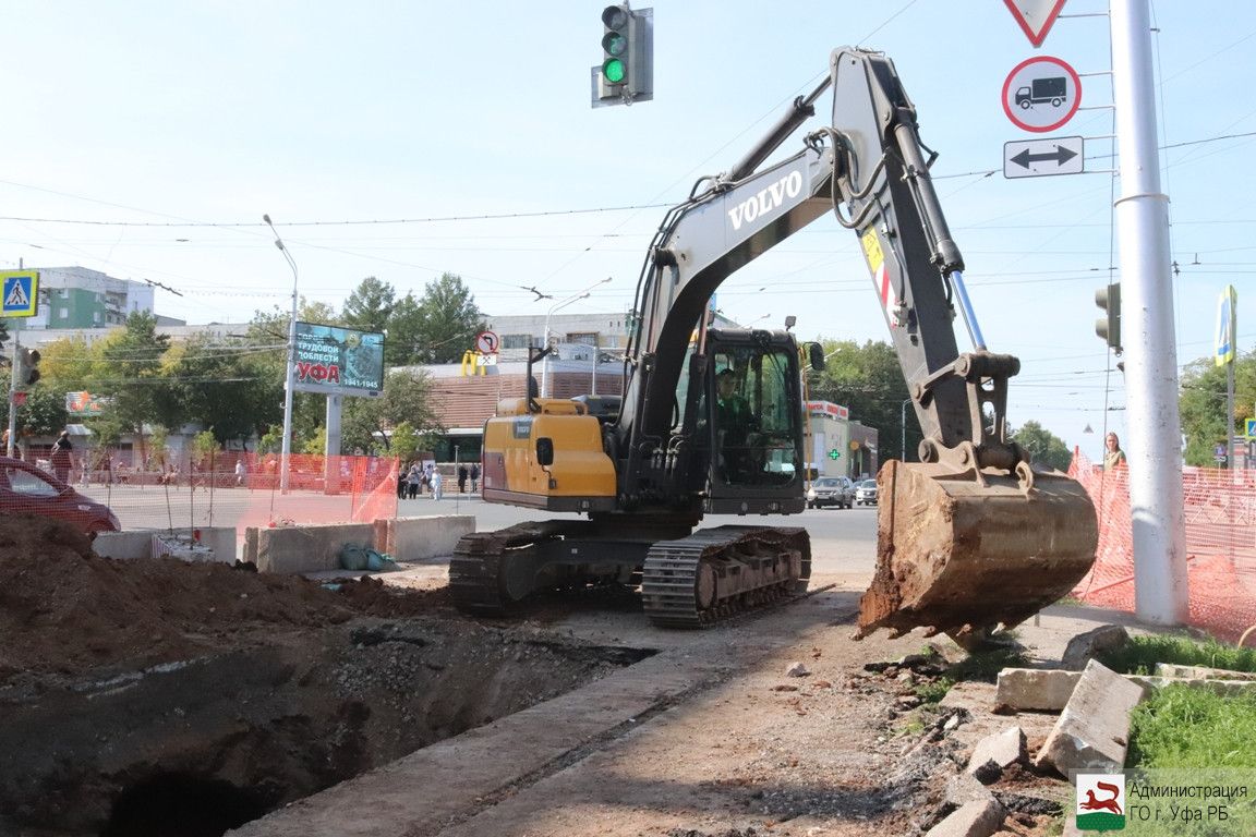 В Уфе участок по проспекту Октября будет частично перекрыт до 12 октября 2020 года 